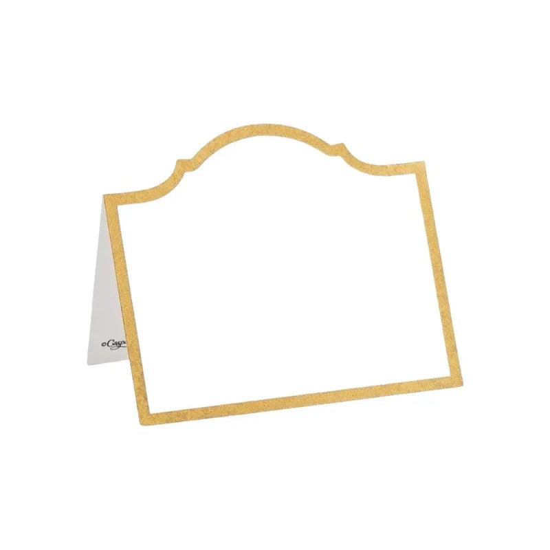 Arch Die-Cut Place Cards in Gold Foil - 8 Per Package