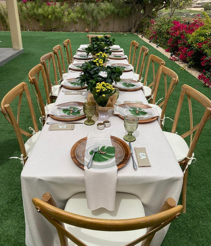 Table set for a dinner party featuring the TABLE 6&