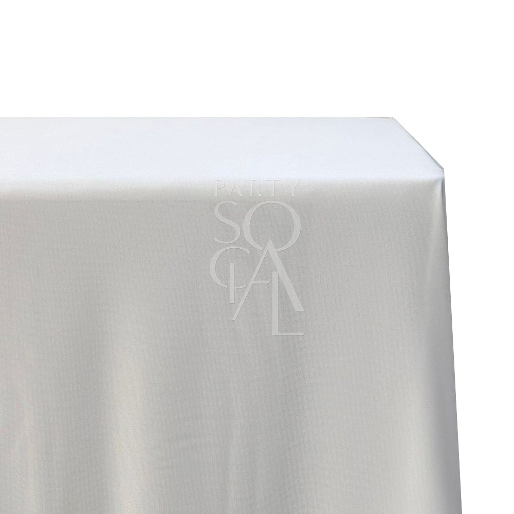 RECTANGULAR TABLECLOTH COTTON LINEN featuring a subtle logo, ideal for enhancing any special occasion&