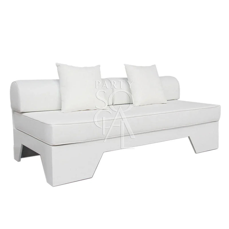 White 3 Seater Lounge