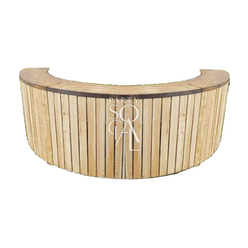 Semi Wooden Bar Unit