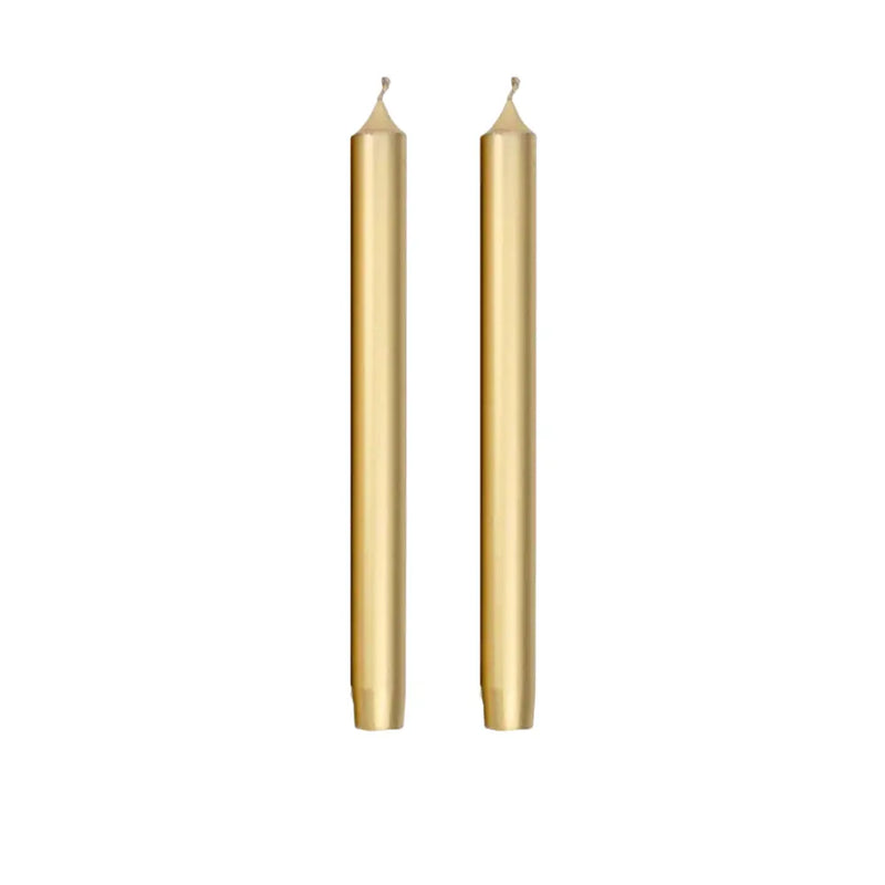 Gold / 30 cm / Blend of Paraffin & Palm Wax with Cotton Wick