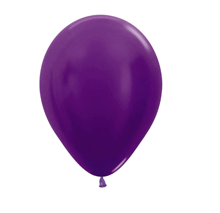 Metallic Balloon, 12in (31cm), perfect for parties and celebrations.