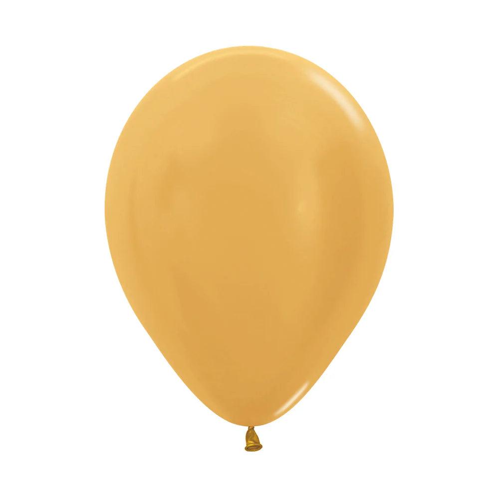 Metallic Balloon pack of 15, ideal for parties and celebrations. Versatile for balloon arches. Available in various colors and sizes. Perfect for weddings, birthdays, and special events.