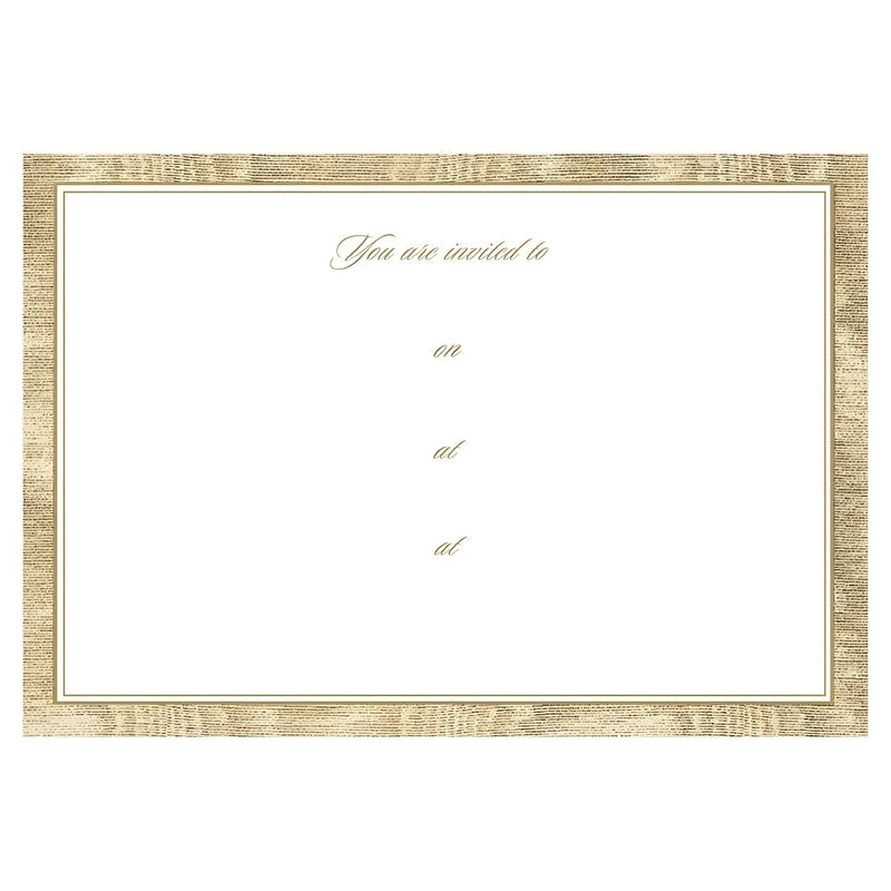 Moire Invitation Cards- 8 Per Package