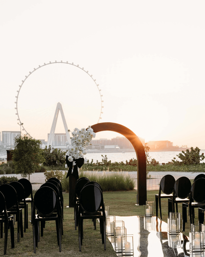Destination wedding reception in Dubai