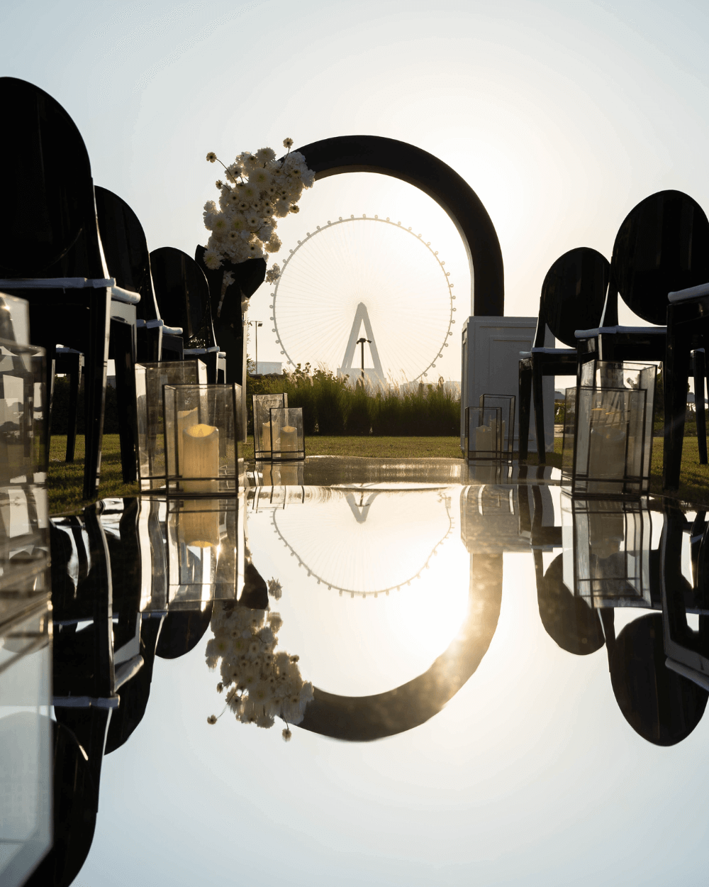 Wedding reception in Dubai with Party Social rentals