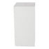 Square white podiums, lightweight and durable, ideal for weddings and birthdays. Featured as a rectangular design with text, perfect for event displays.