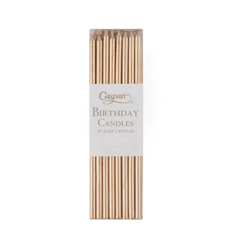 Slim Birthday Candles - 16 Candles Per Package