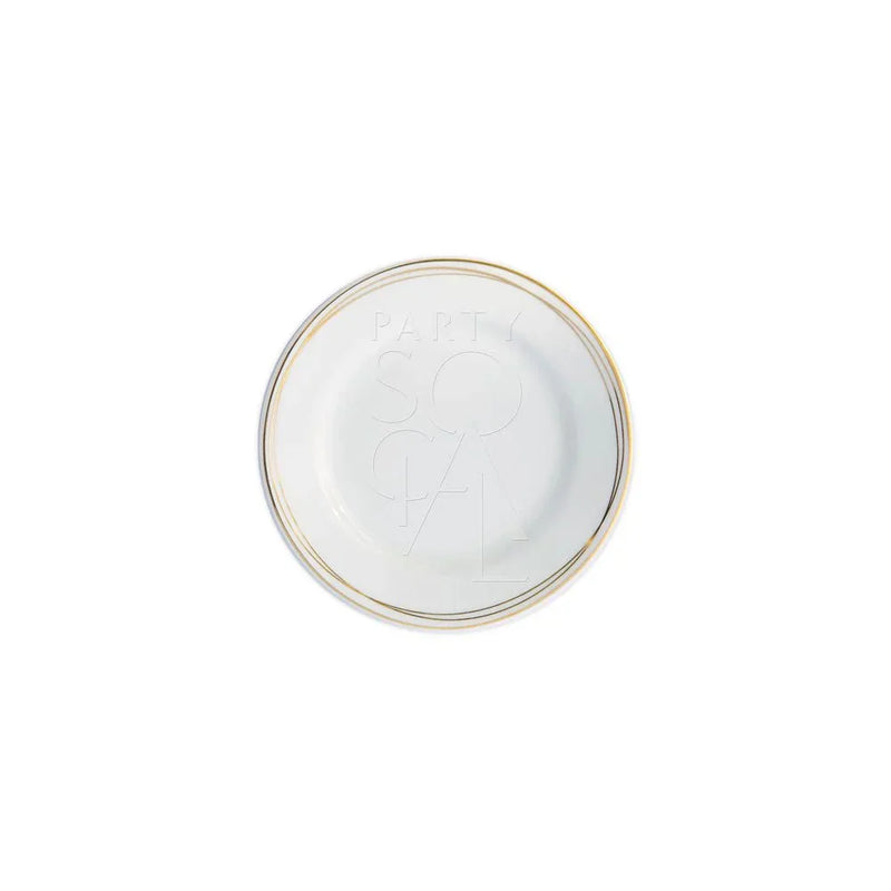 MODERN CHINA W/ GOLD SWIRL B&B PLATE