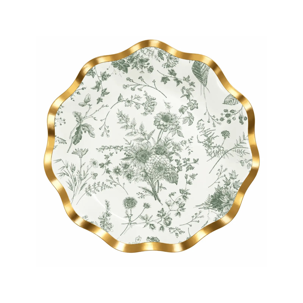 Wavy Appetizer Bowl Timeless Sage