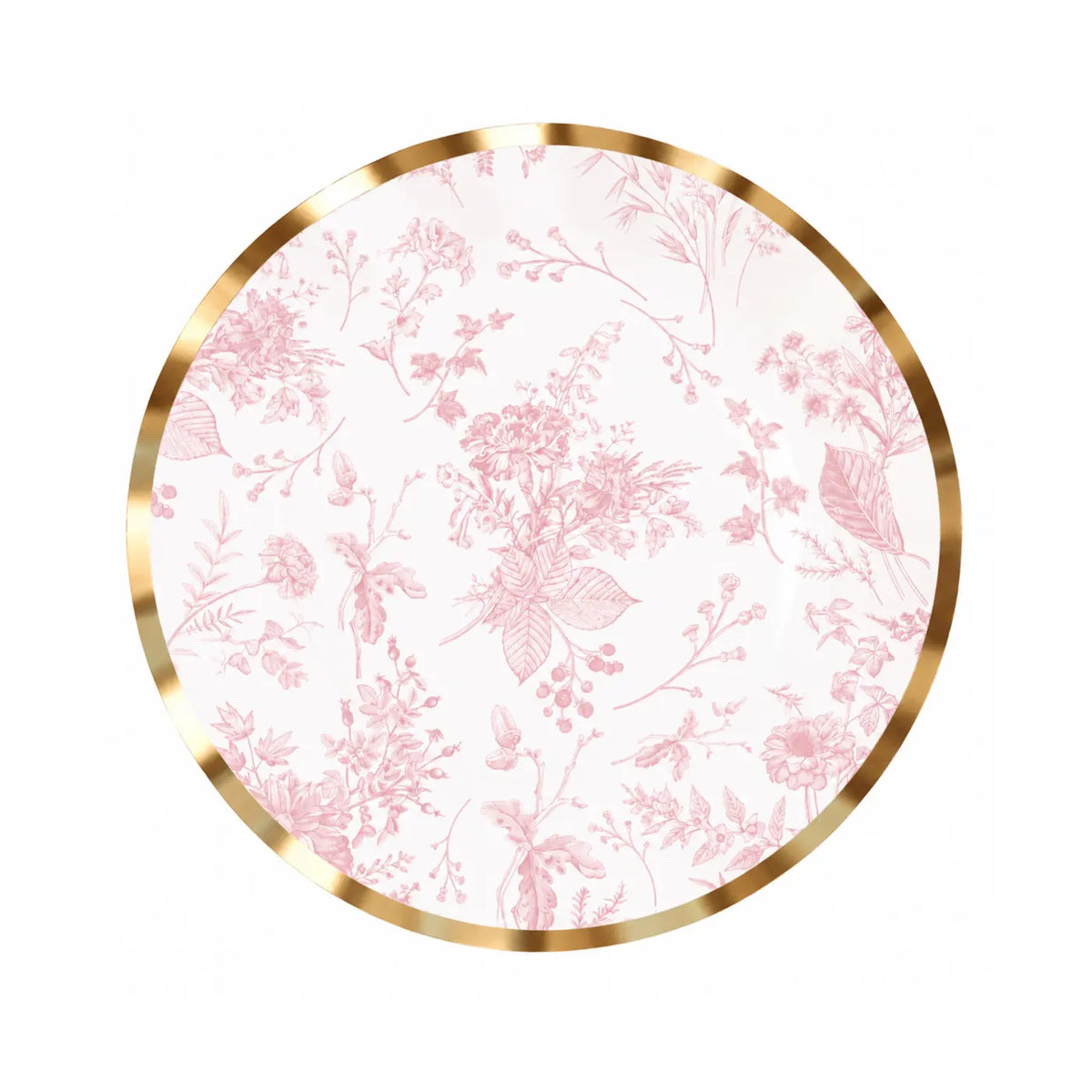 Wavy Salad Plate Timeless Blush