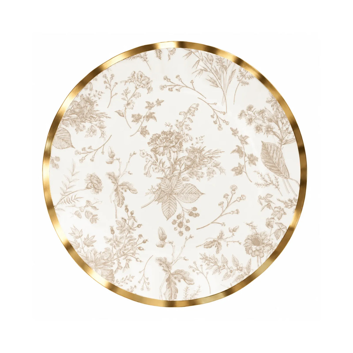 Wavy Salad Plate Timeless Sand