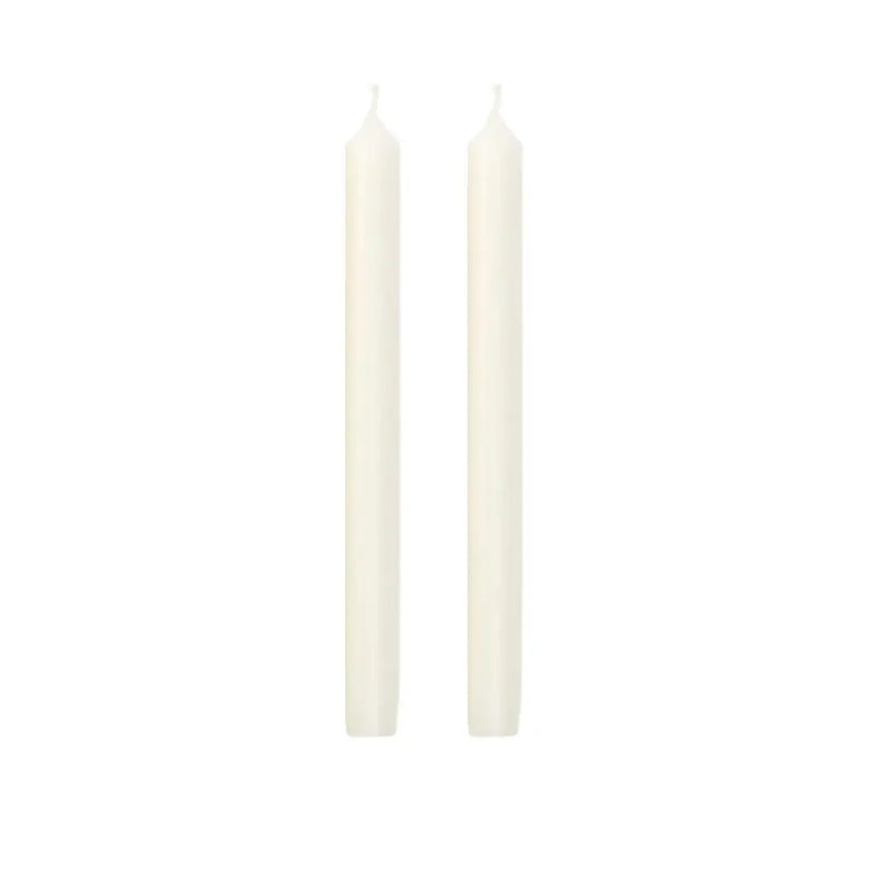 White / 30 cm / Blend of Paraffin & Palm Wax with Cotton Wick