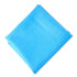 Linen blend napkin folded in aqua, ideal for events. Elevate your table setting with premium napkins. Available in various colors. Dimensions: Cocktail 25cm x 25cm, Dinner 50cm x 50cm. From Party Social. Napkins from Party Social Dubai.
