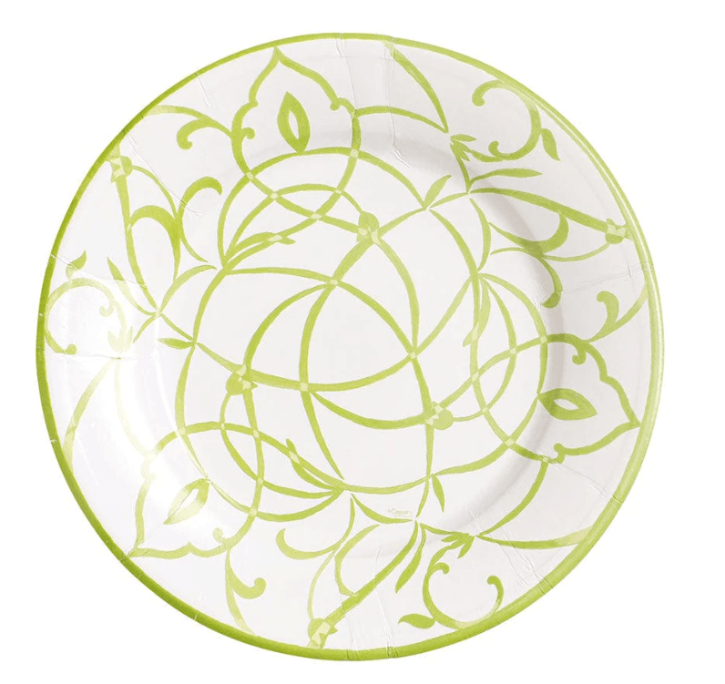 Algarve Moss Salad & Dessert Plate with intricate design