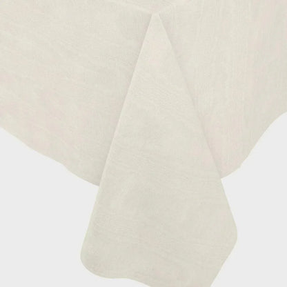 Moiré Effect Paper Table Cover - a plush, textural tablecloth-like cover that can be reused or disposed of after use. Durable and absorbent, it protects surfaces.