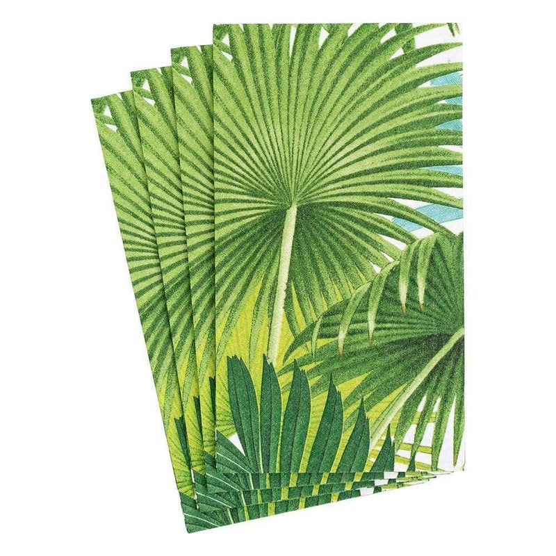 Palm Fronds Paper Guest Towel Napkins  - 15 Per Package