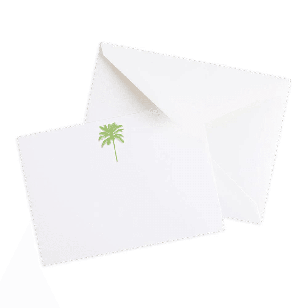 Palm Tree Blank Correspondence Cards with Envelopes - Set of 20