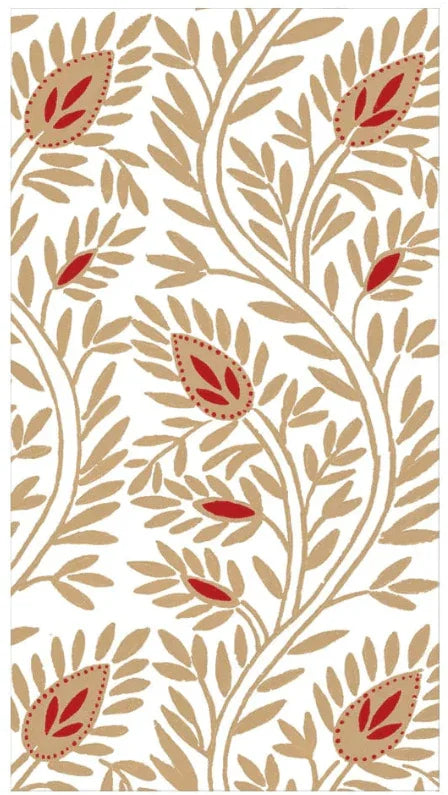 Samsara Guest Towel Napkins in Gold- 15 Per Package